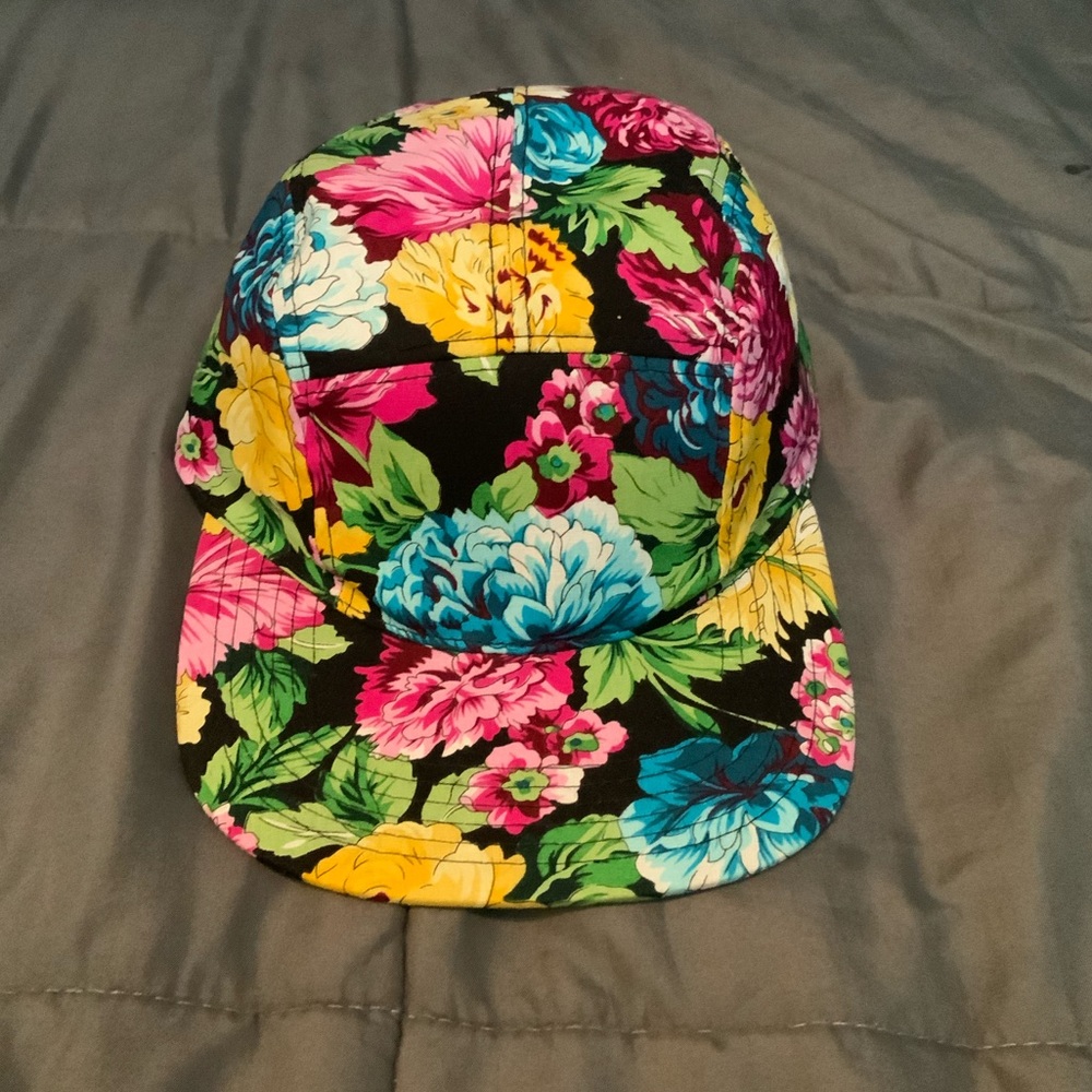 5 Panel Floral Hat